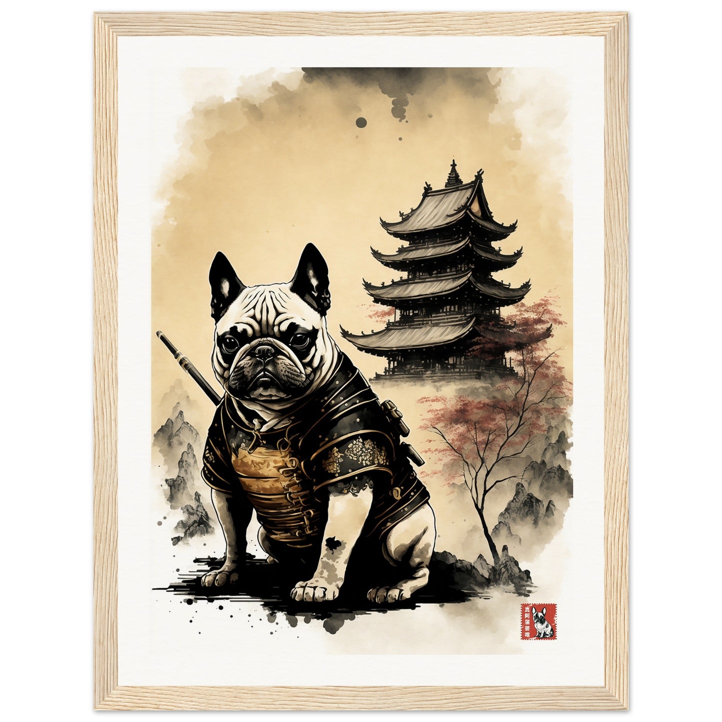 French Bulldog Samurai IV