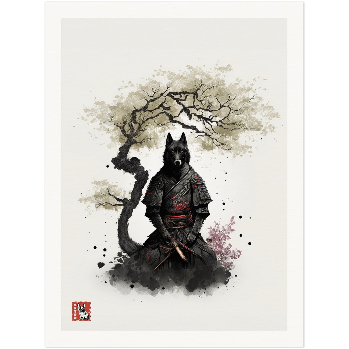 Dark Samurai Dog I