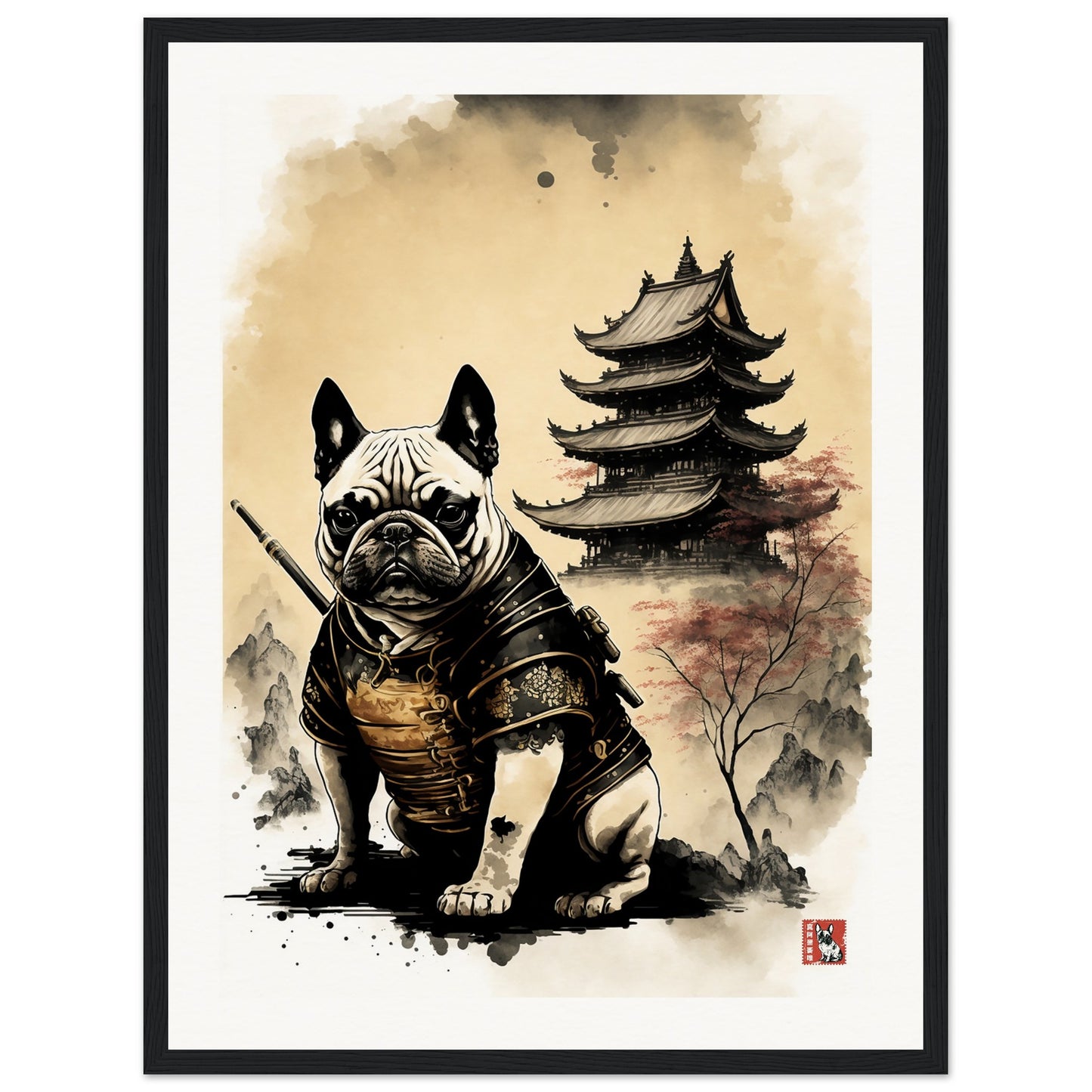 French Bulldog Samurai IV