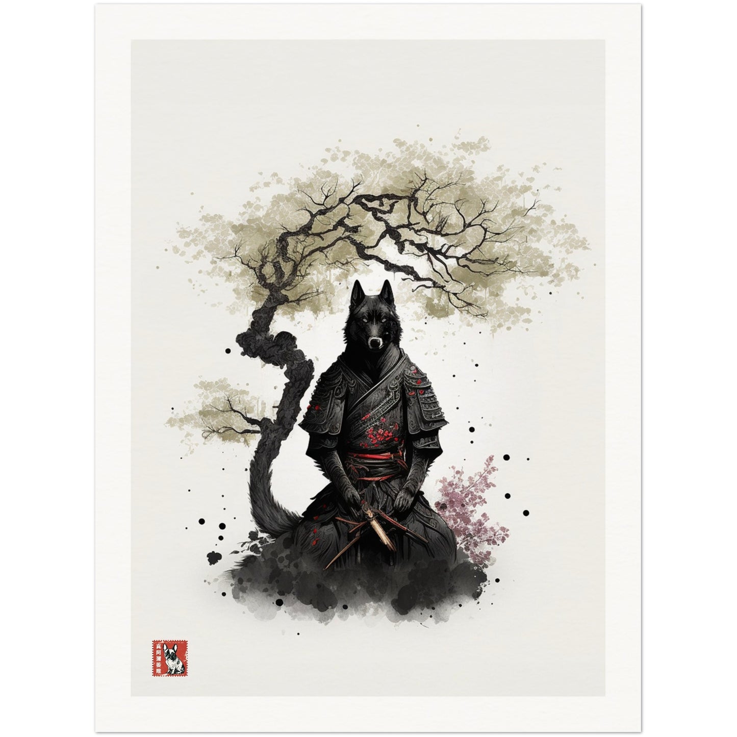 Dark Samurai Dog I