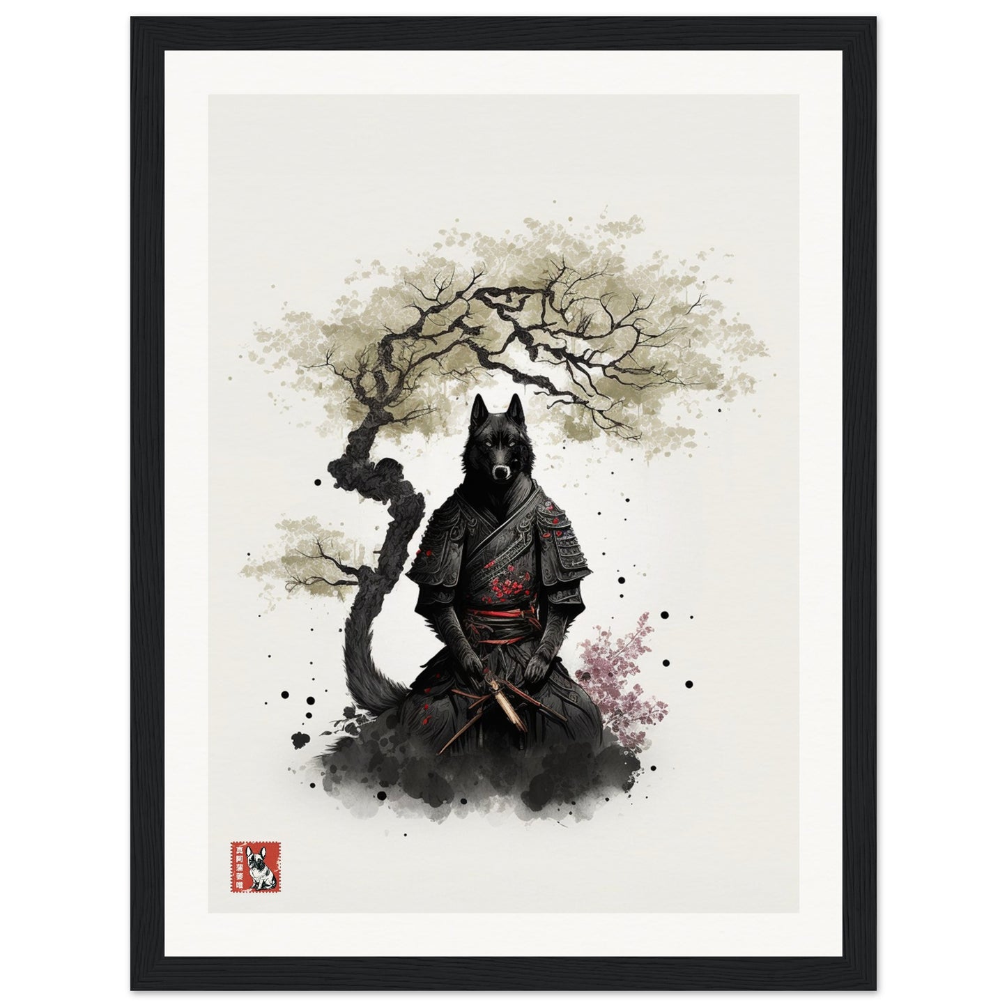 Dark Samurai Dog I