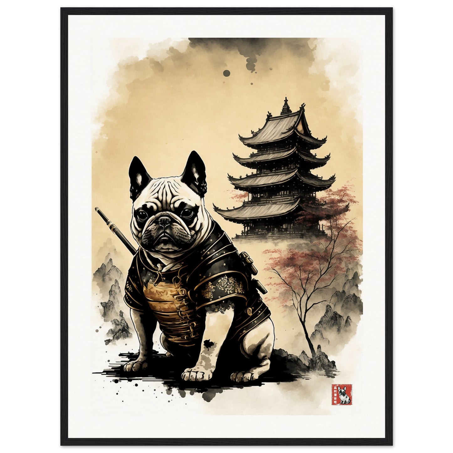French Bulldog Samurai IV
