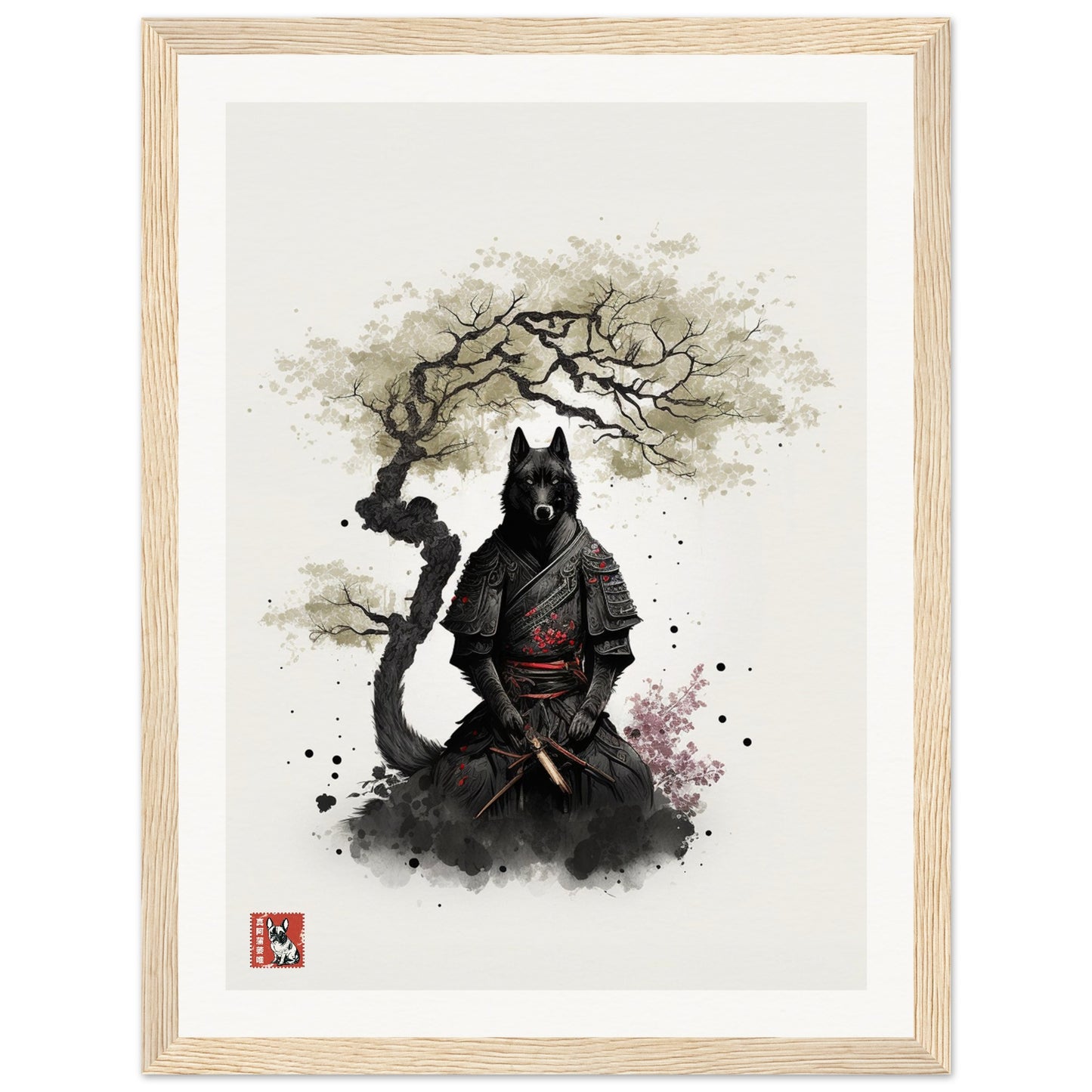 Dark Samurai Dog I