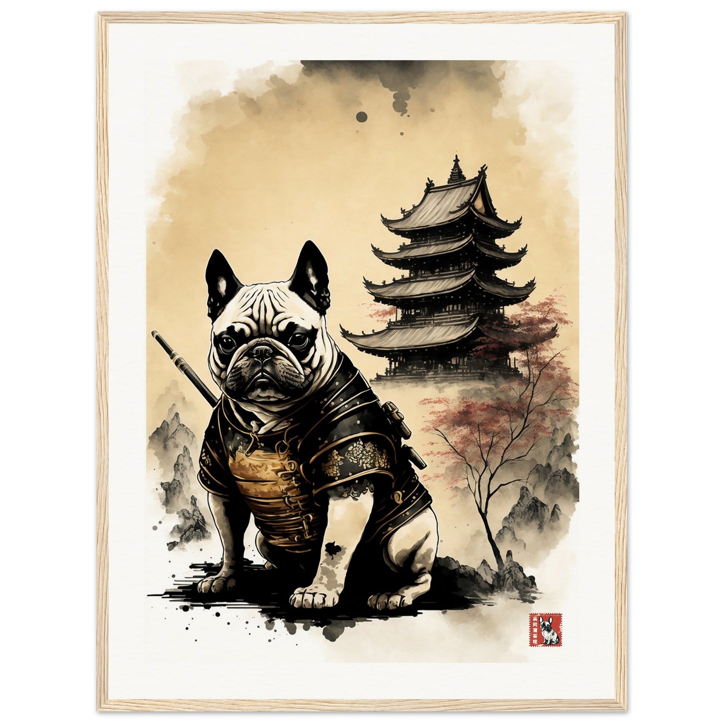 French Bulldog Samurai IV