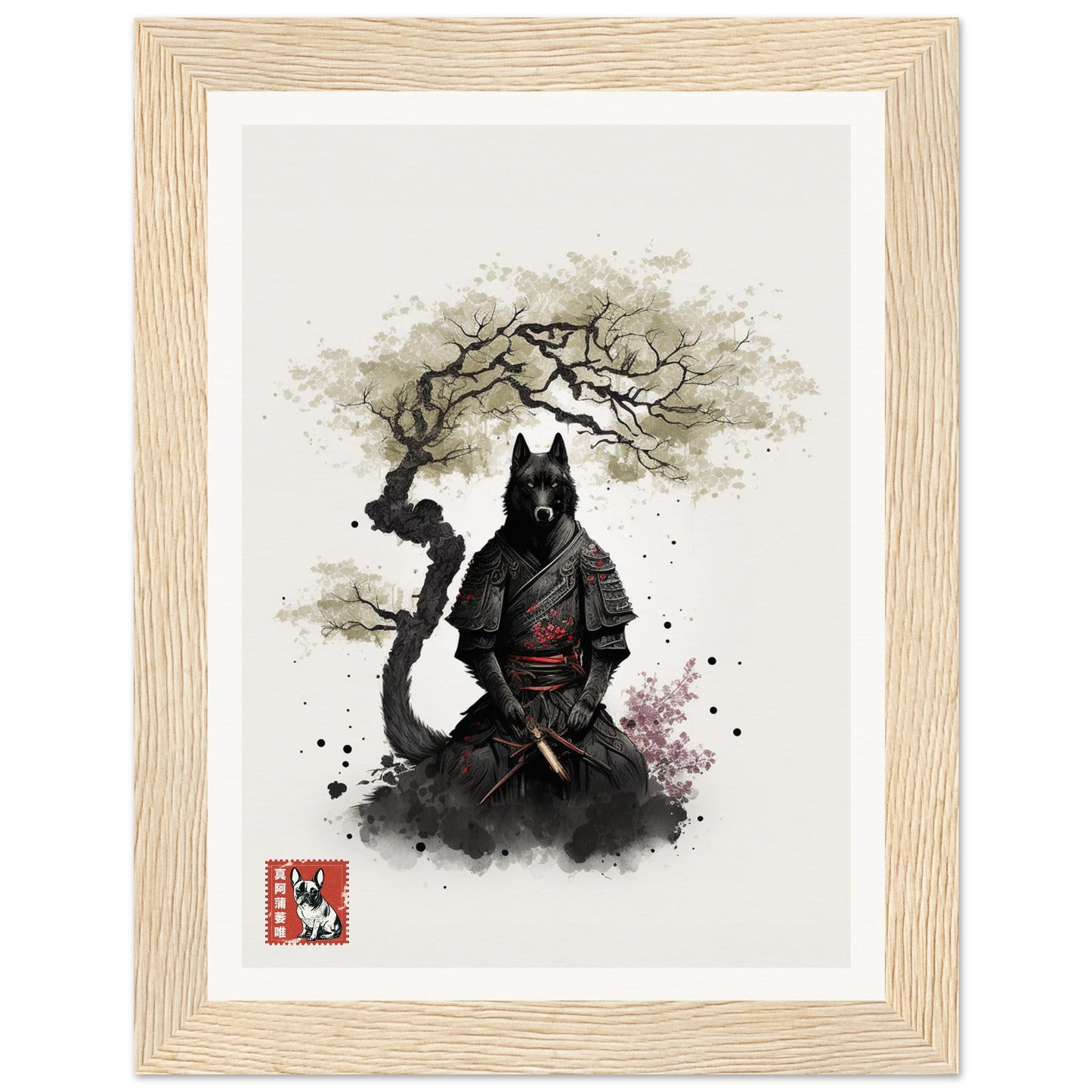 Dark Samurai Dog I
