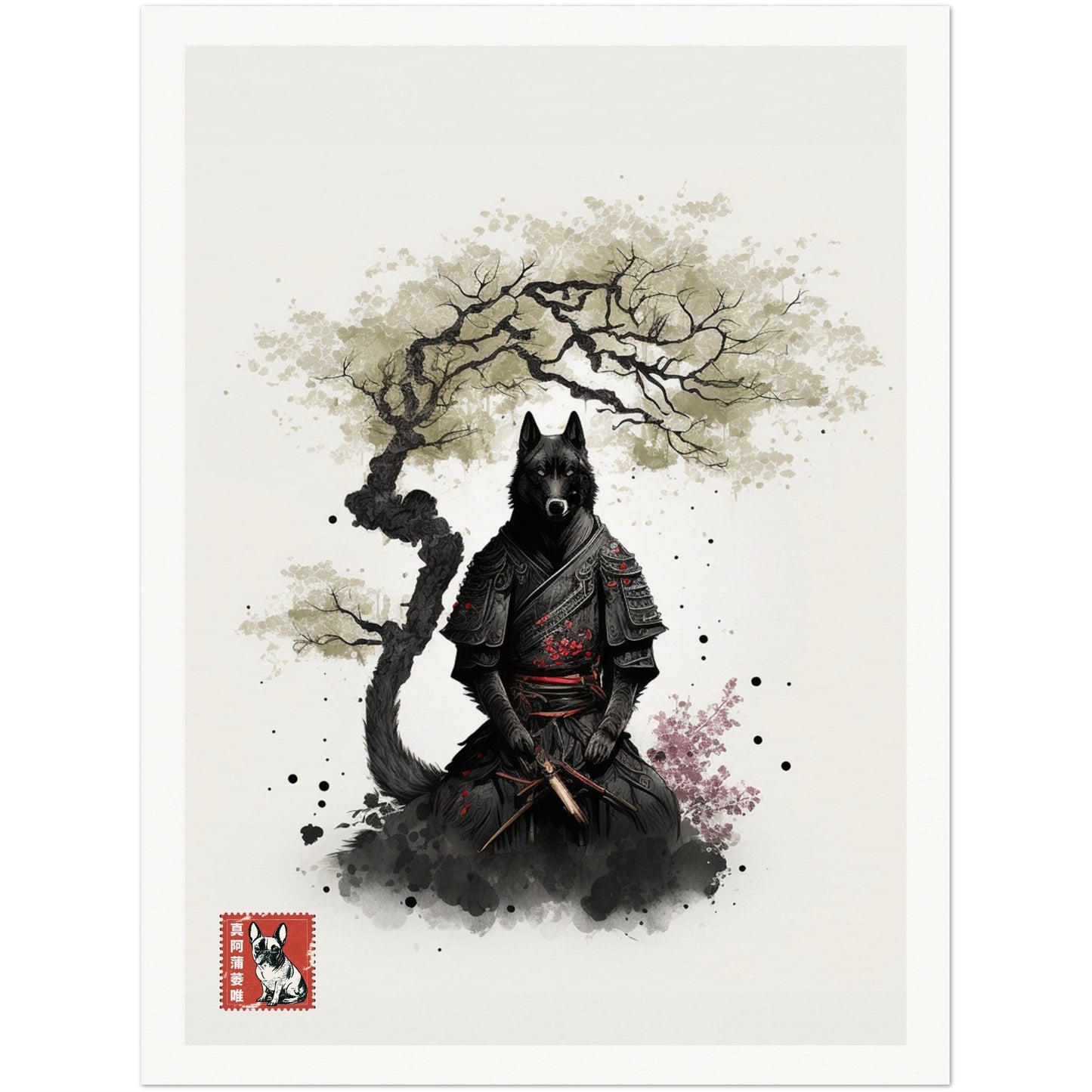 Dark Samurai Dog I