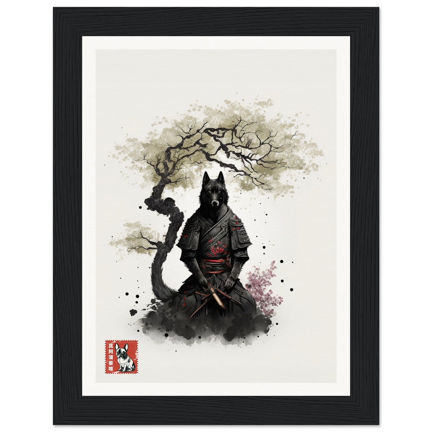 Dark Samurai Dog I