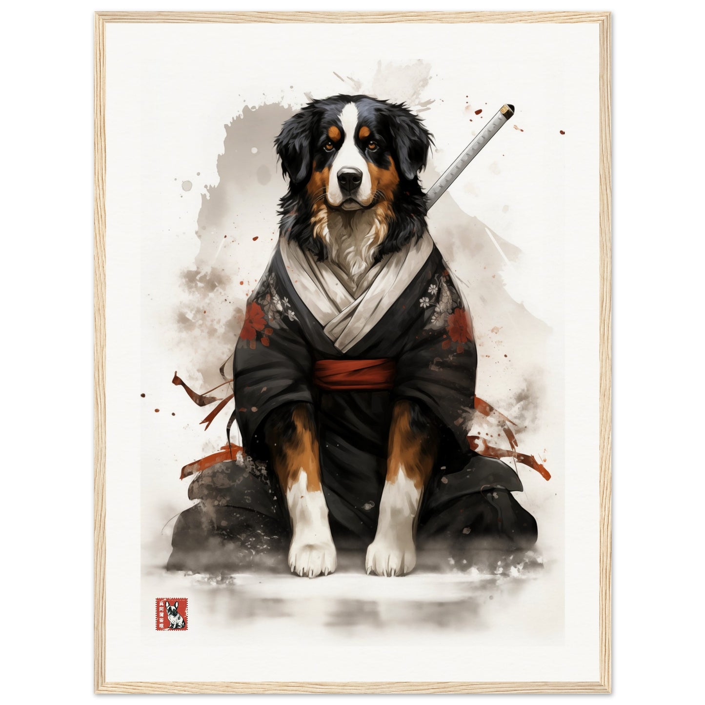 Bernese Mountain Dog Samurai I