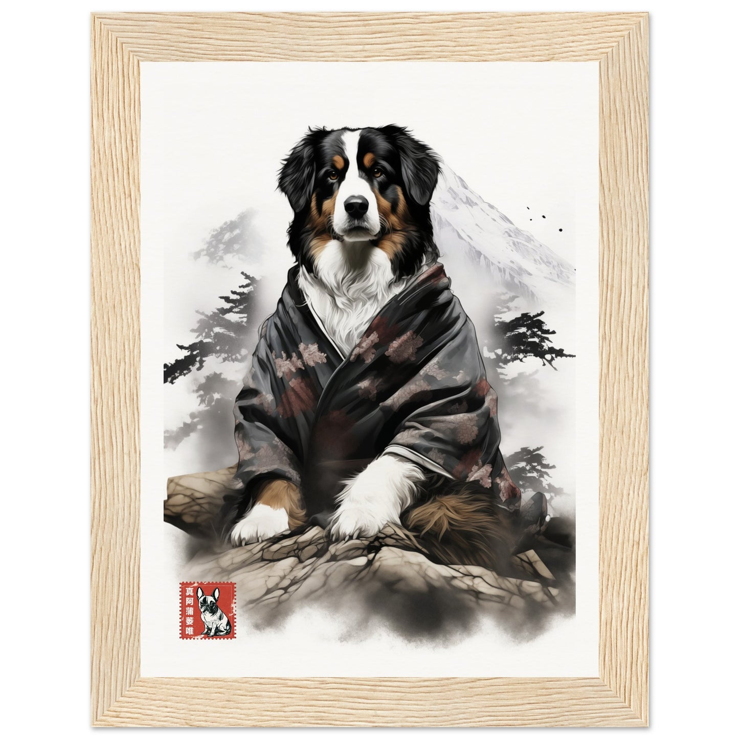 Bernese Mountain Dog Samurai V