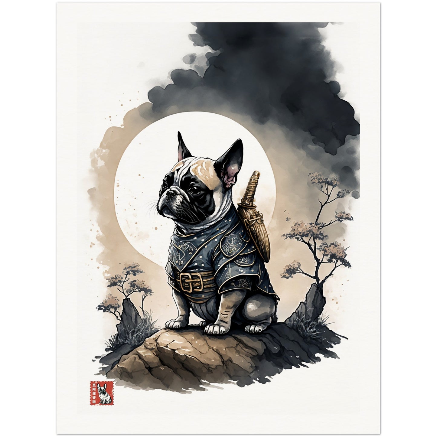 French Bulldog Moon II