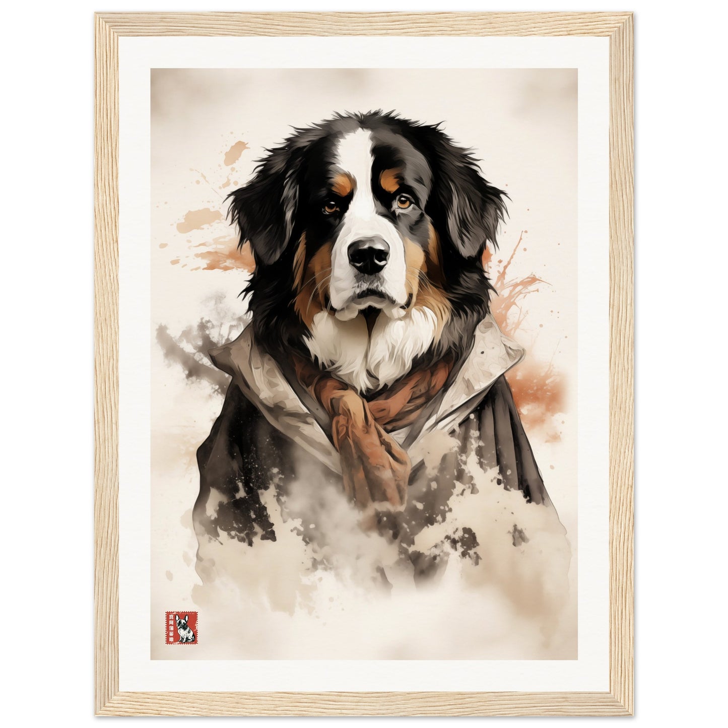 Bernese Mountain Dog Samurai IV