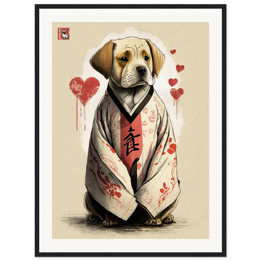 Dog Kimono Love I