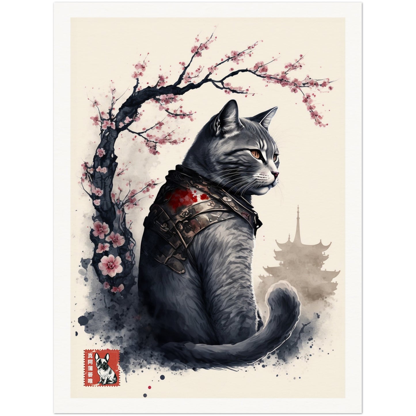 Chartreux Cat Blossom I